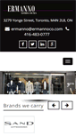 Mobile Screenshot of ermannoco.com
